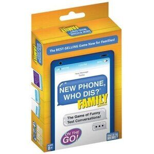 New Phone, Who Dis? Family Edition Family Party Card Game